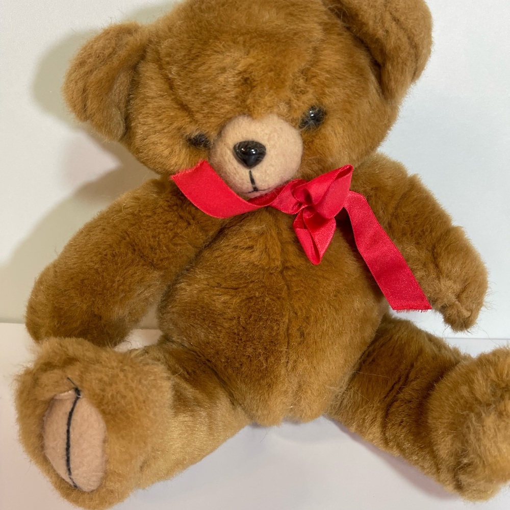 Vintage 1983 Heartline Snuggables “Sullivan” Bear Plush Rare EUC
